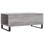 Mesa de centro madera contrachapada gris Sonoma 90x50x36,5 cm