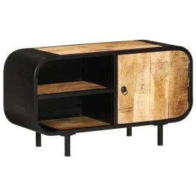 Mueble para TV de madera maciza de mango rugosa 90x30x48 cm de vidaXL, Muebles TV - Ref: Foro24-328412, Precio: 190,91 €, Des...