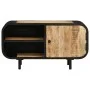 Solid rough mango wood TV cabinet 90x30x48 cm by vidaXL, TV Furniture - Ref: Foro24-328412, Price: 190,91 €, Discount: %
