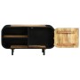 Mueble para TV de madera maciza de mango rugosa 90x30x48 cm de vidaXL, Muebles TV - Ref: Foro24-328412, Precio: 194,08 €, Des...
