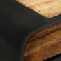 Massiver TV-Schrank aus rauem Mangoholz, 90 x 30 x 48 cm von vidaXL, TV-Möbel - Ref: Foro24-328412, Preis: 194,19 €, Rabatt: %