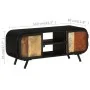Mueble para la TV madera maciza reciclada 110x30x45 cm de vidaXL, Muebles TV - Ref: Foro24-328413, Precio: 167,54 €, Descuent...