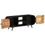 Massiver TV-Schrank aus rauem Mangoholz, 110 x 30 x 45 cm von vidaXL, TV-Möbel - Ref: Foro24-328414, Preis: 127,80 €, Rabatt: %