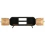 Solid rough mango wood TV cabinet 110x30x45 cm by vidaXL, TV Furniture - Ref: Foro24-328414, Price: 113,99 €, Discount: %