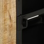 Massiver TV-Schrank aus rauem Mangoholz, 110 x 30 x 45 cm von vidaXL, TV-Möbel - Ref: Foro24-328414, Preis: 127,80 €, Rabatt: %