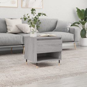 Mesa de centro madera de ingeniería gris Sonoma 50x46x50 cm Mesa de centro madera de ingeniería gris Sonoma 50x46x50 cm