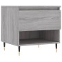 Mesa de centro madera de ingeniería gris Sonoma 50x46x50 cm