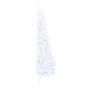 Half artificial Christmas tree with white PVC support 180 cm by vidaXL, Christmas trees - Ref: Foro24-328419, Price: 37,67 €,...