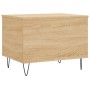 Mesa de centro madera contrachapada roble Sonoma 60x44,5x45 cm