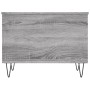 Mesa de centro madera contrachapada gris Sonoma 60x44,5x45 cm