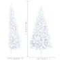 Half artificial Christmas tree with white PVC support 180 cm by vidaXL, Christmas trees - Ref: Foro24-328419, Price: 36,99 €,...