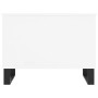 Mesa de centro madera contrachapada blanco 60x44,5x45 cm