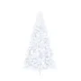 Halber künstlicher Weihnachtsbaum mit weißem PVC-Ständer 210 cm von vidaXL, Weihnachtsbäume - Ref: Foro24-328420, Preis: 46,9...