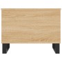 Mesa de centro madera contrachapada roble Sonoma 60x44,5x45 cm