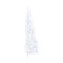 Half artificial Christmas tree with white PVC stand 210 cm by vidaXL, Christmas trees - Ref: Foro24-328420, Price: 46,90 €, D...