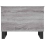 Mesa de centro madera contrachapada gris Sonoma 60x44,5x45 cm