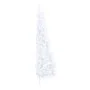 Half artificial Christmas tree with white PVC support 240 cm by vidaXL, Christmas trees - Ref: Foro24-328421, Price: 55,09 €,...