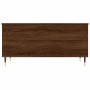 Mesa de centro madera contrachapada roble marrón 90x44,5x45 cm