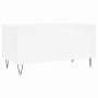 Mesa de centro madera contrachapada blanco 90x44,5x45 cm