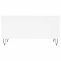 Mesa de centro madera contrachapada blanco 90x44,5x45 cm