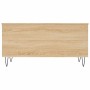 Mesa de centro madera contrachapada roble Sonoma 90x44,5x45 cm