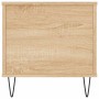 Mesa de centro madera contrachapada roble Sonoma 90x44,5x45 cm