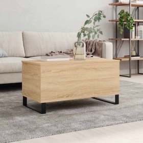 Mesa de centro madera contrachapada roble Sonoma 90x44,5x45 cm Mesa de centro madera contrachapada roble Sonoma 90x44,5x45 cm