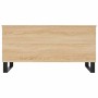 Mesa de centro madera contrachapada roble Sonoma 90x44,5x45 cm