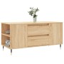Mesa de centro madera de ingeniería roble Sonoma 102x44,5x50 cm