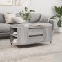 Mesa de centro madera de ingeniería gris Sonoma 102x44,5x50 cm