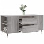 Mesa de centro madera de ingeniería gris Sonoma 102x44,5x50 cm