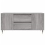 Mesa de centro madera de ingeniería gris Sonoma 102x44,5x50 cm