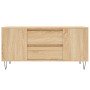 Mesa de centro madera de ingeniería roble Sonoma 102x44,5x50 cm