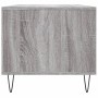 Mesa de centro madera contrachapada gris Sonoma 90x49x45 cm
