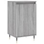Aparador madera de ingeniería gris Sonoma 40x35x70 cm