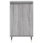 Aparador madera de ingeniería gris Sonoma 40x35x70 cm