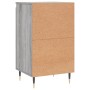 Aparador madera de ingeniería gris Sonoma 40x35x70 cm