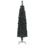 Narrow artificial Christmas tree with fiber optic support, 120 cm. by vidaXL, Christmas trees - Ref: Foro24-328443, Price: 51...