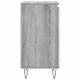 Aparador madera de ingeniería gris Sonoma 40x35x70 cm