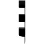 Glossy black chipboard wall corner shelf 19x19x123 cm by vidaXL, Shelves and shelves - Ref: Foro24-326838, Price: 35,01 €, Di...
