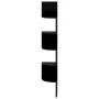 Glossy black chipboard wall corner shelf 19x19x123 cm by vidaXL, Shelves and shelves - Ref: Foro24-326838, Price: 34,26 €, Di...