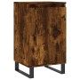 Aparador madera de ingeniería roble ahumado 40x35x70 cm