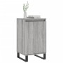 Aparador madera de ingeniería gris Sonoma 40x35x70 cm