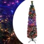 Artificial narrow Christmas tree with fiber optic support 240cm by vidaXL, Christmas trees - Ref: Foro24-328447, Price: 120,9...