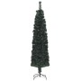 Artificial narrow Christmas tree with fiber optic support 240cm by vidaXL, Christmas trees - Ref: Foro24-328447, Price: 120,9...