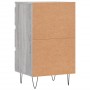 Aparador madera de ingeniería gris Sonoma 40x35x70 cm