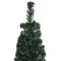 Artificial narrow Christmas tree with fiber optic support 240cm by vidaXL, Christmas trees - Ref: Foro24-328447, Price: 120,9...