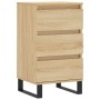 Aparador madera de ingeniería roble Sonoma 40x35x70 cm