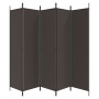 Biombo divisor de 6 paneles de tela marrón 300x200 cm de vidaXL, Divisores de ambientes - Ref: Foro24-350191, Precio: 47,06 €...