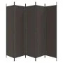 Divider screen with 6 brown fabric panels 300x200 cm by vidaXL, Room dividers - Ref: Foro24-350191, Price: 46,19 €, Discount: %